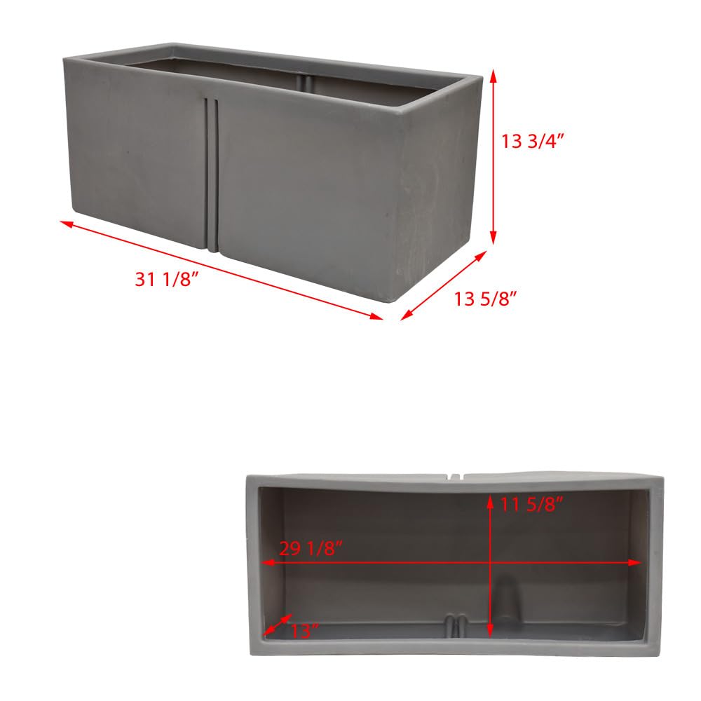 Amazon.com : Lowe Boat Molded Livewell Tank 1867800 | Gray Plastic
